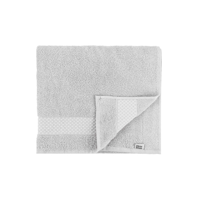 Набір рушників махрових Ardesto Holiday, 50х90см, 70х140см, 2шт, 100% бавовна, сірий світлий