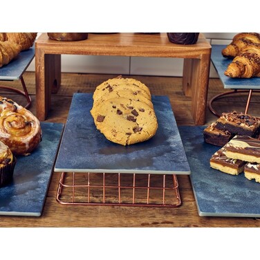 Кошик 31.5 x 17 x 5 см мідний прямокутний, дротяний, GenWare