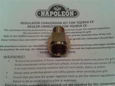 Переходник на стационарный баллон для T285QX Napoleon 66286 Код: 004062