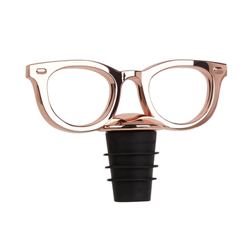 Пробка для пляшки 4х5,2х3,2 см мідна Glasses Umbra