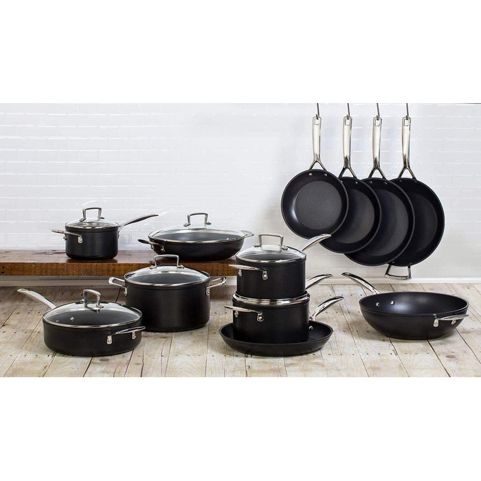 Сковорода 26 см с антипригарным покрытием, антрацит/серебристый Le Creuset