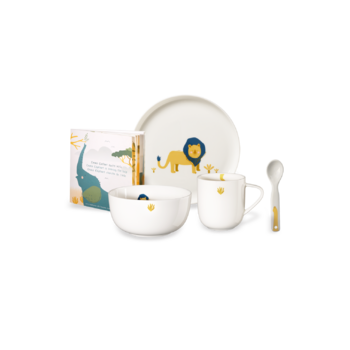 Набір дитячої столового посуду, 5 предметів, Лев ASA-Selection