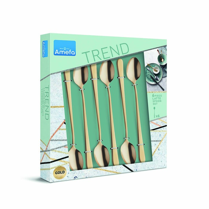 Набір ложок для чаю 6 шт Austin Gold Amefa