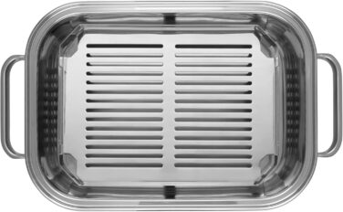 Жаровня 41 x 27 см с паровой корзиной и щипцами для спаржи Vitalis Aroma WMF