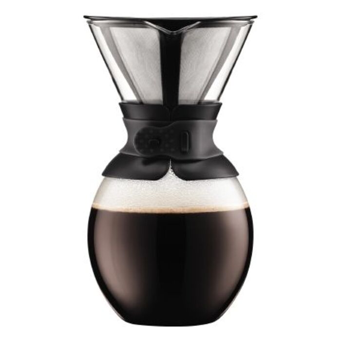 Кавник з фільтром чорний, 1,5 л, Pour Over Bodum