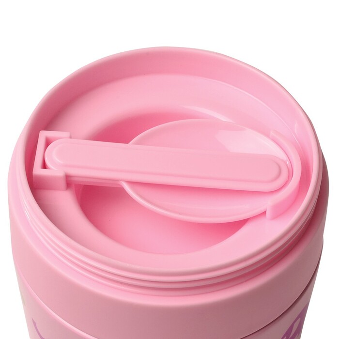 Термос для їжі Fissman 350 мл рожевий (9679)