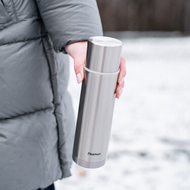 Термос Fissman 500 мл нержавіюча сталь (9844)