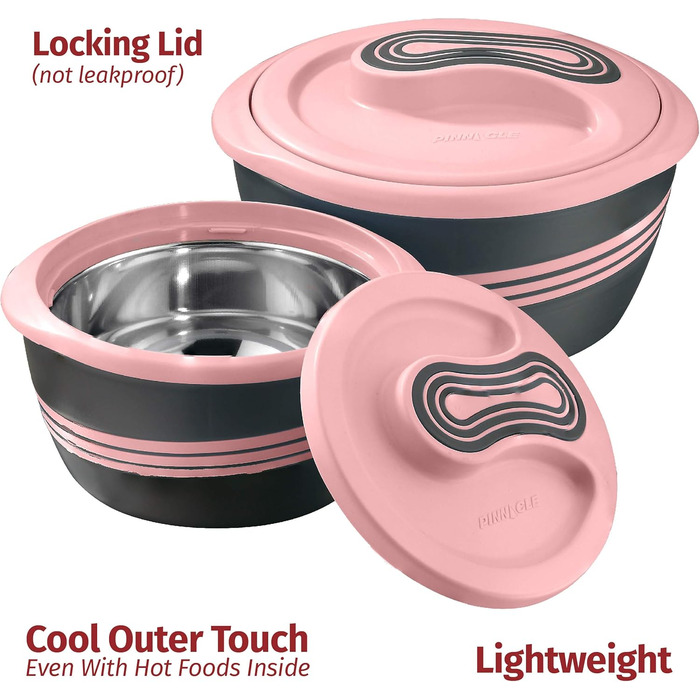 Термоконтейнер 3,4 л з кришкою, рожевий Pinnacle