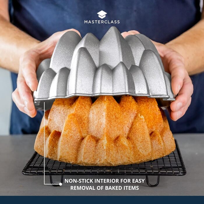 Декоративная форма для выпечки Kitchen Craft MASTERCLASS PEAK, алюминий, 22,5 х 22,5 х 11 см