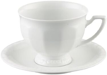 Чайна пара чашка: 490 мл, блюдце: діаметр 18 см Rosenthal Maria Weiss