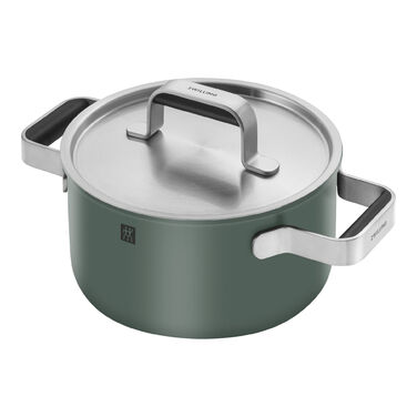 Набір каструль з кришками, 5 предметів, зелені Pure Zwilling