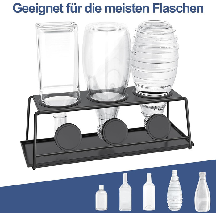 Тримач для пляшок 31,8 х 11 см чорний APEXCHASER