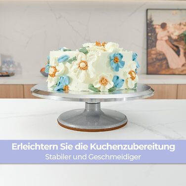 Обертова підставка для торта 30 см Ohuhu