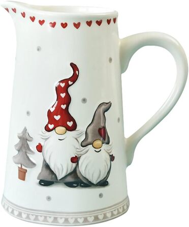 Різдвяний глечик для молока з порцеляни Cabilock