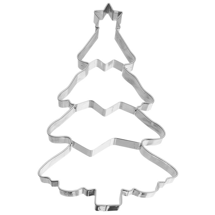 Форма для печива у вигляді різдвяної ялинки XXL, 18,5 см, RBV Birkmann