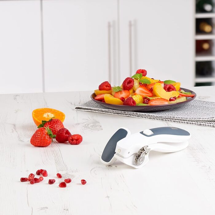 Відкривачка Zyliss Strong Boy 2, ABS, TPE, нержавіюча сталь, нейлон, посилений ПВХ, сірий, 23 x 5 x 4 см, E46145 (консервний нож із замком і підйомом)