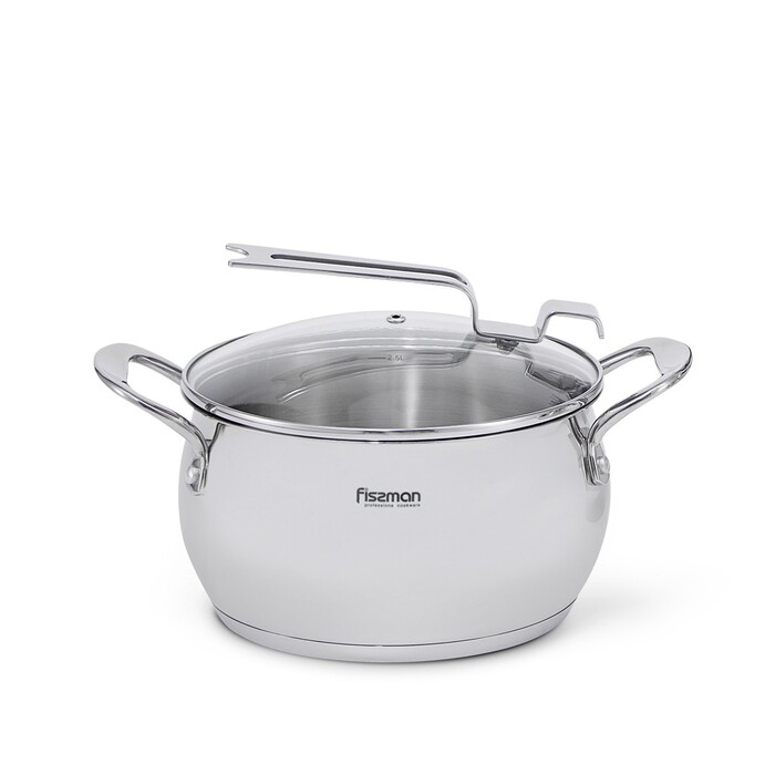 Каструля зі скляною кришкою 18 см 2,5 л VITA Fissman