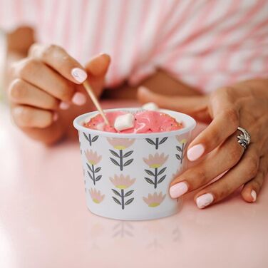 Набір паперові стаканчики для морозива 60 шт. 200 мл HNH