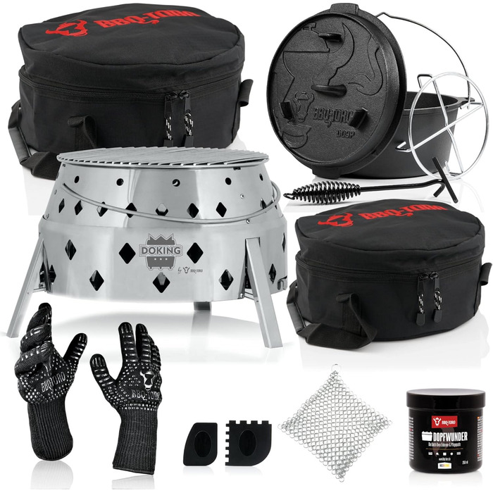 Набір голландської духовоки з 11 предметів BBQ-Toro