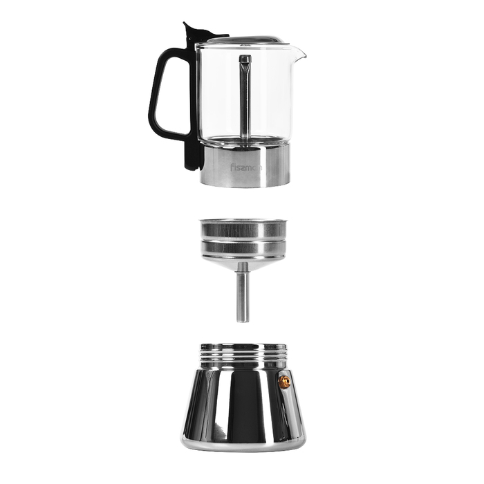 Гейзерна кавоварка на 6 порций/360 мл Fissman