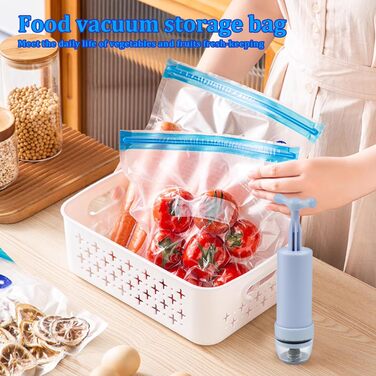 Вакуумні пакети 10 пакетів з насосом 22 x 28 см leyomgamz