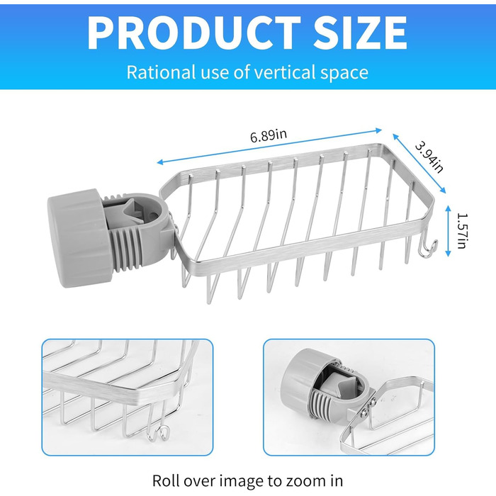Полиця без свердління, нержавіюча сталь ZeJlo