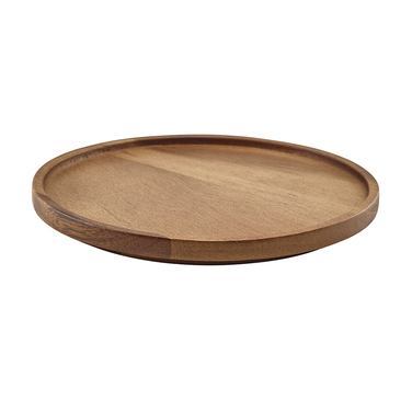 Тарілка 20.5 см, дерев'яна, акація, GenWare