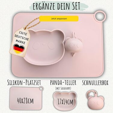Набір дитячого посуду з гравіюванням імені - виделка, ложка і миска, індивідуальні подарунки для малюків від 1 року, хлопчика чи дівчинки, від 12 місяців (набір без нагрудника) (рожевий)