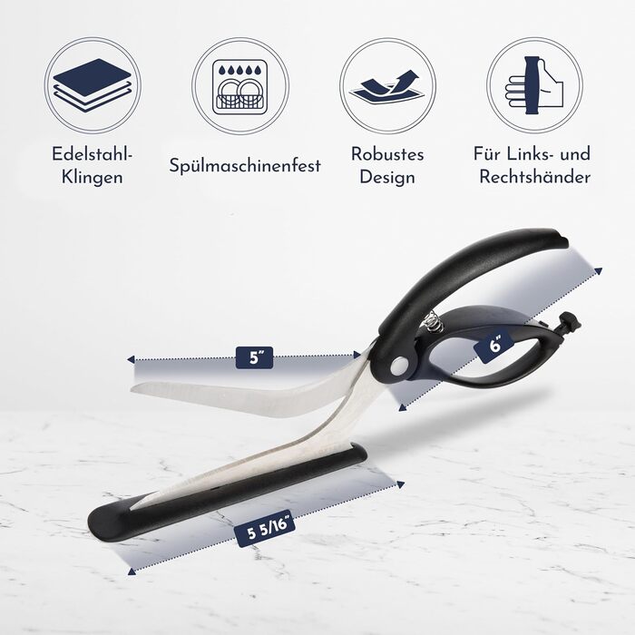 Ножиці для піци з гострим лезом з нержавіючої сталі Loftern