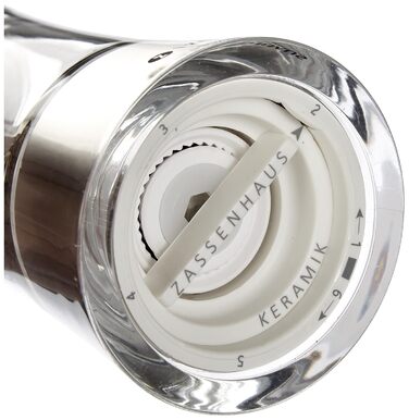 Млин для перцю Аахен, акрил, нержавіюча сталь, 14см, 35285