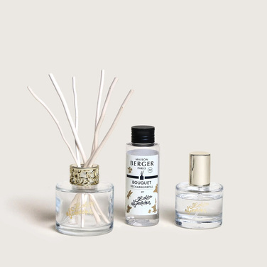 Набор Maison Berger Paris: диффузор LOLITA LEMPICKA прозрачный, 100 мл + Наполнитель с ароматом LOLITA LEMPICKA, 90 мл и спрей с ароматом LOLITA LEMPICKA, 50 мл