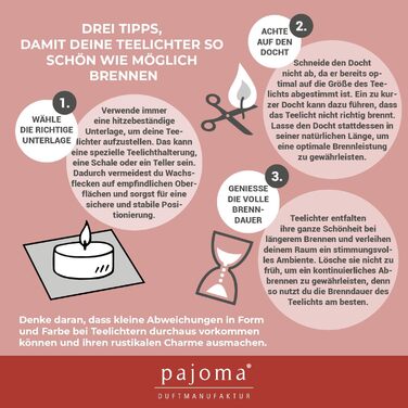 Ароматичні чайні свічки Pajoma 90, 3x30 шт. , ароматичні свічки, багато ароматів на вибір, висота 1,5 см, діаметр 3,5 см (яблуко-кориця, 30)