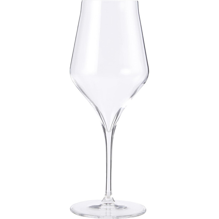 Упаковка Luigi Bormioli з 6 кришталевих келихів для вина, 7540459 Supremo, 8,8 см x 8,8 см x 23,3 см, прозора.