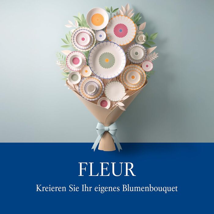 Обідня тарілка 26,6 см, помаранчевий Fleur Villeroy & Boch