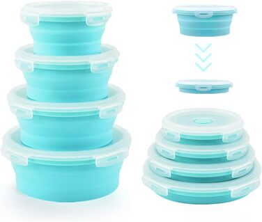 Складані кемпінгові миски 4 шт Basiter