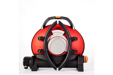 КОМПЛЕКТ Портативний переносний газовий гриль O-GRILL 500, червоний + шланг в подарунок! Код: 011676