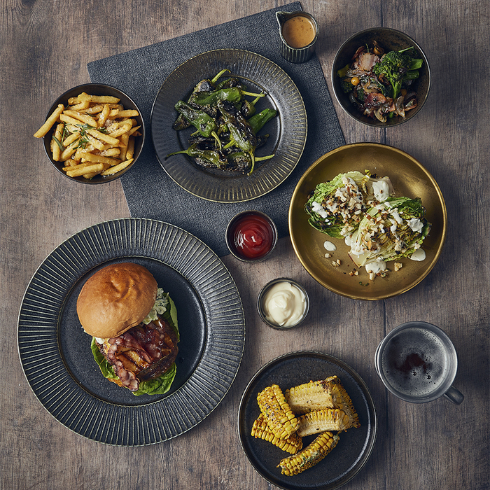 Тарелка круглая 24*h 4 см, Gold Vintage Steel, GenWare