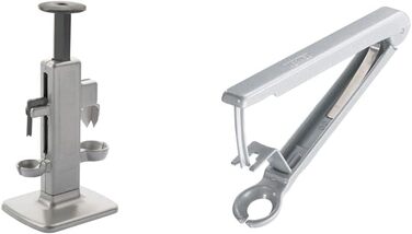 Косточка для вишни и сливы Westmark, комбинированная косточка, высота 23 см, алюминий/нержавеющая сталь/пластик, 40202260 (Steinex-Combi, комплект с вишневой косточкой из серебра)
