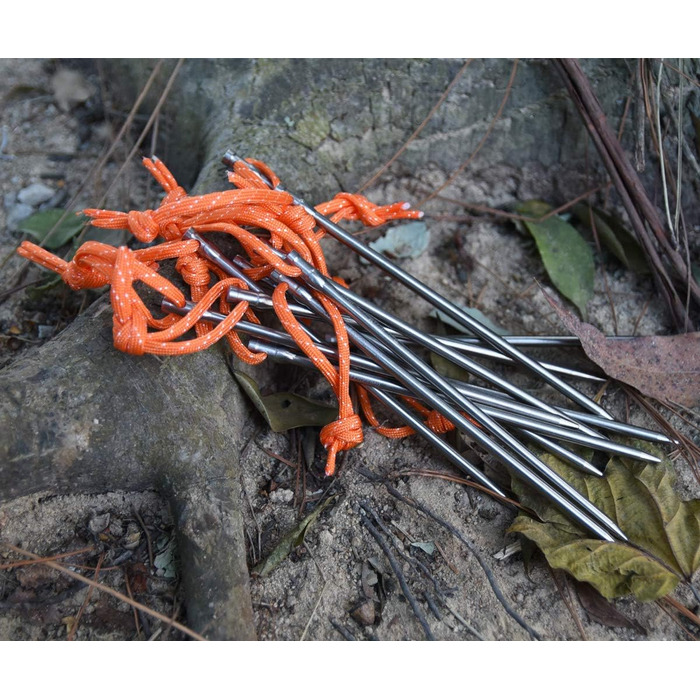 Титановые колышки для палатки 15,8 г. 8 шт. iBasingo