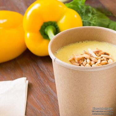 Набор бумажных стаканчиков для мороженого 25 шт. 200 мл BIOZOYG