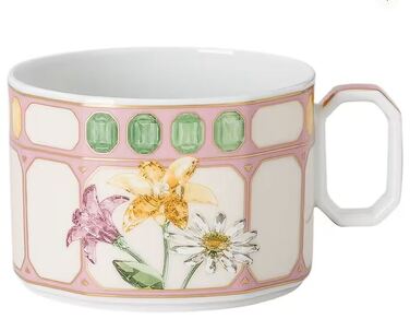 Чашка для чаю 0,26 л з блюдцем, Зефір IDYLLIA Swarovski x Rosenthal