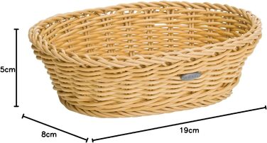 Багатоцільовий кошик, овальний, бежевий Saleen