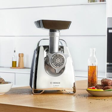 М'ясорубка 2000 Вт з насадкою для сосисок ProPower Bosch