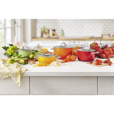 Набор кастрюль 8 предмета Passion Green Silit