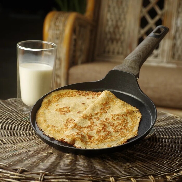 Сковорідка для млинців Fissman MELANI 24 см алюміній з антипригарним покриттям (4249)