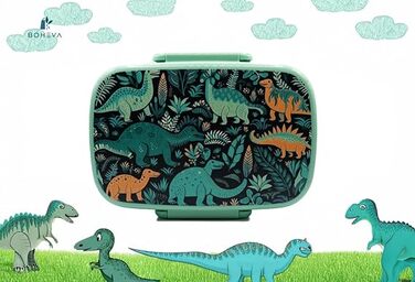 Ланч-бокс для дітей, дизайн динозавра BOHEVA