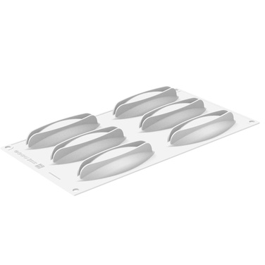 KIT 3D TARTE RING CABOSSA 120X40 MM Форма силіконова 120х40 h20 мм + 6 кілець (120x40 h20 мм)  + 1 к