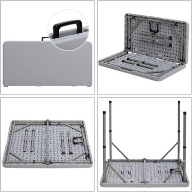 Складаний стіл для кемпінгу 87 х 87 см HollyHOME