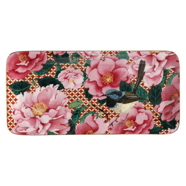 Блюдо сервірувальне прямокутне Maxwell & Williams TEAS&C`S Silk Road Cherry Red, порцеляна, 25 х 12 см