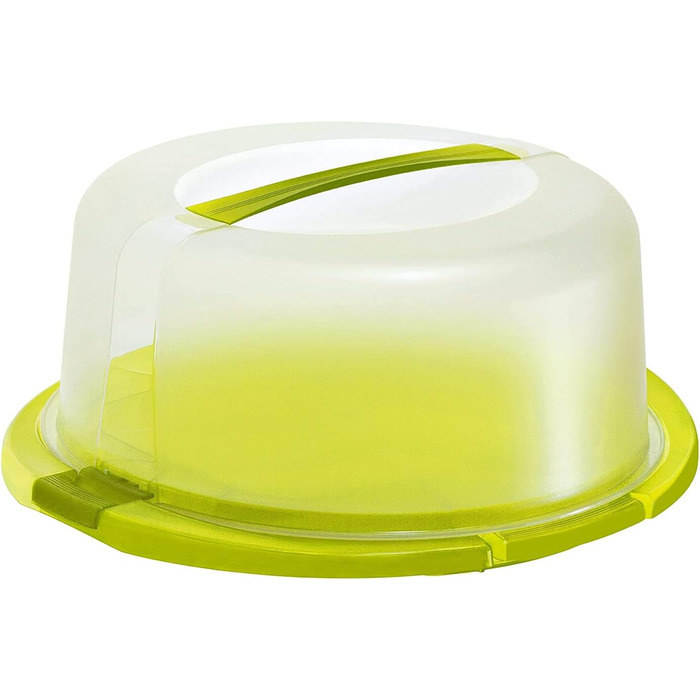 Купол для торта Rotho Cool & Fresh з охолодженням, пластик (PP), без BPA, білий/прозорий, (38,0 x 34,0 x 16,0 см) (зелений лайм)